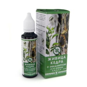 Живица Кедра 12,5% с эвкалиптом